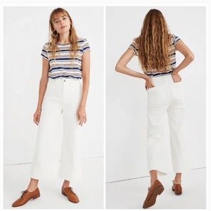 Madewell Emmett Wide-leg Crop Corduroy Pants